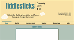 Desktop Screenshot of fiddlesticks.ca