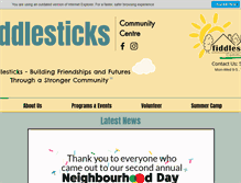 Tablet Screenshot of fiddlesticks.ca